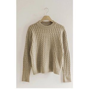 Brand New - Korean Fashion - Twist Knit Sweater